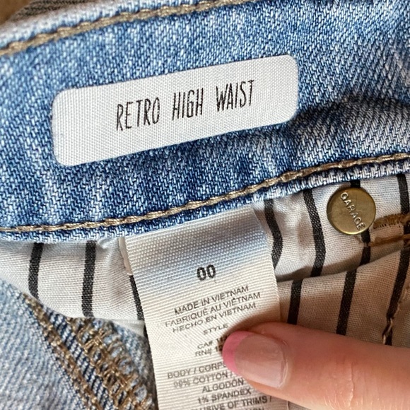 Garage retro high waist shorts - Picture 3 of 4